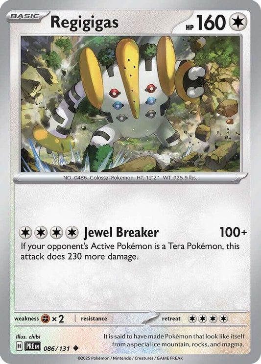 Regigigas - 086/131 (Reverse Holo)