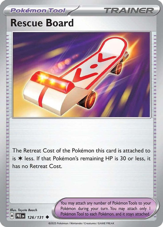 Rescue Board - 126/131 (Reverse Holo)