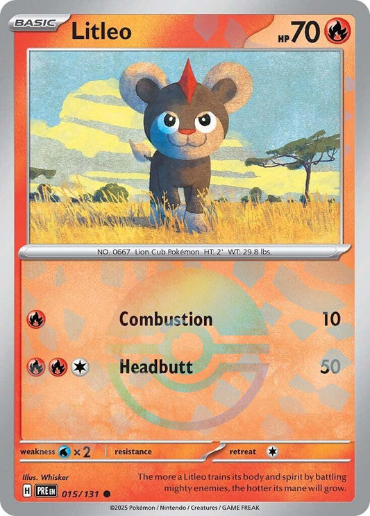 Litleo (Poke Ball Pattern) - 015/131 (Holo)