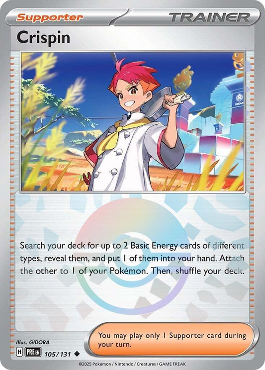 Crispin - 105/131 (Poke Ball Pattern) - 105/131 (Holo)