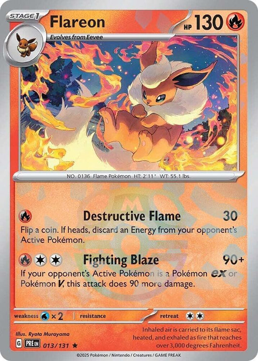 Flareon (Master Ball Pattern) - 013/131 (Foil)