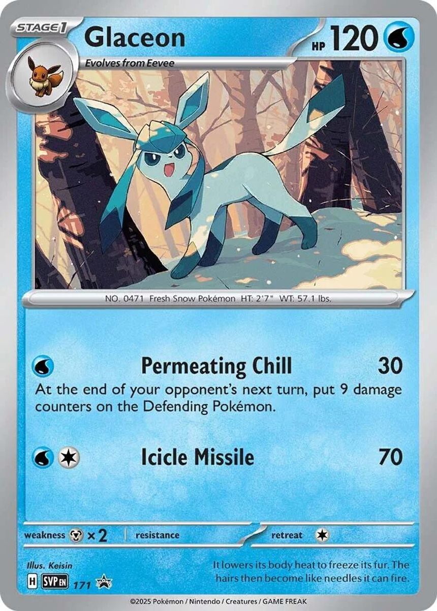 Glaceon - 171 (Foil) Near Mint_Foil