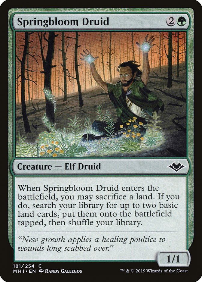 Springbloom Druid (MH1 181)