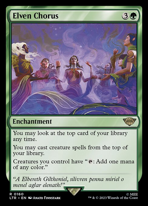 Elven Chorus - 160 (Normal) Near Mint_Non-Foil