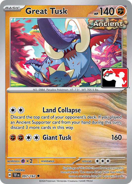 Great Tusk - 097/162 - 097/162 (Non-Foil)