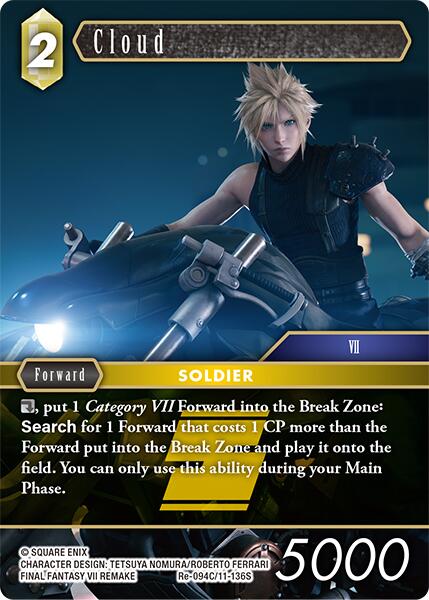 Cloud - Re-094C/11-136S (Normal) Near Mint_Non-Foil