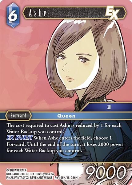Ashe EX - Re-146H/18-086H (Normal) Near Mint_Non-Foil
