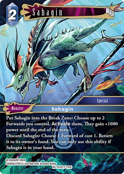 Sahagin - Re-153C/7-110C (Normal) Near Mint_Non-Foil