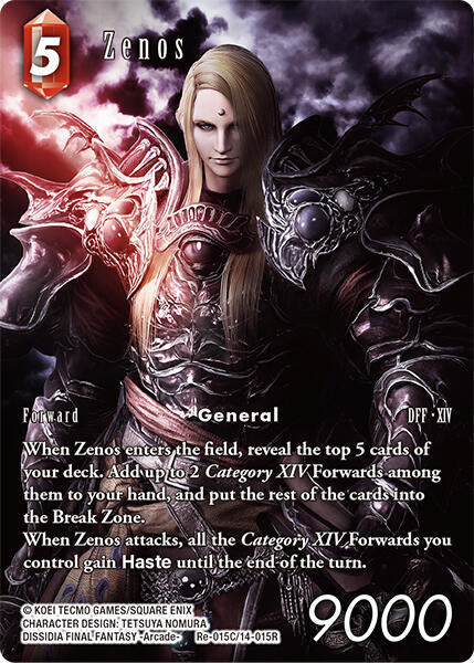 Zenos (Full Art) - Re-015C/14-015R (Foil) Near Mint_Foil