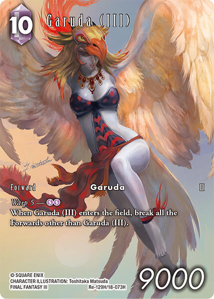 Garuda (III) (Full Art) - Re-129H/18-073H (Foil) Near Mint_Foil