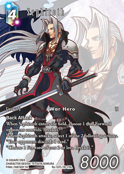 Sephiroth (Full Art) - Re-187L/18-116L (Foil) Near Mint_Foil