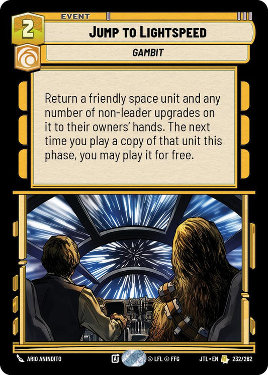Jump to Lightspeed - 232/262 Near Mint_Non-Foil