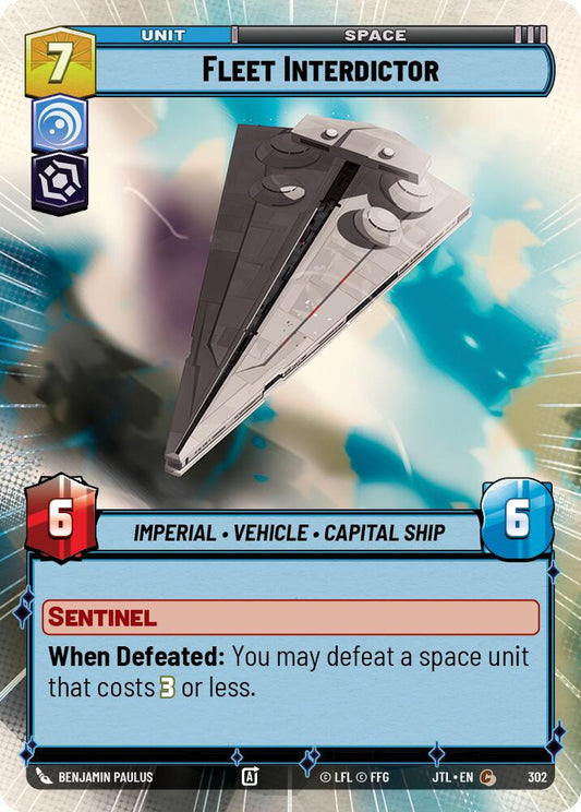 Fleet Interdictor (Hyperspace) - 302 Near Mint_Non-Foil