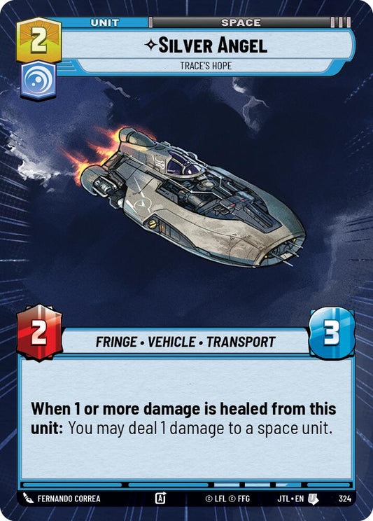Silver Angel - Trace's Hope (Hyperspace) - 324 Near Mint_Non-Foil