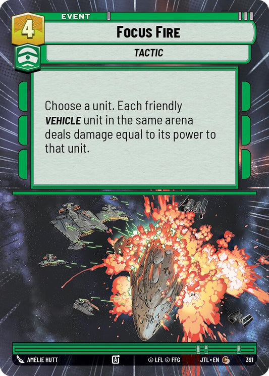 Focus Fire (Hyperspace) - 391 Near Mint_Non-Foil