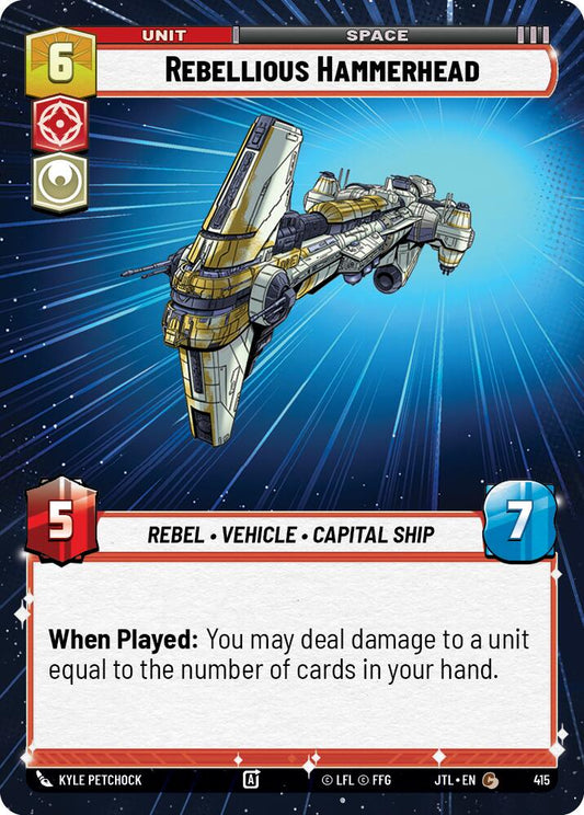 Rebellious Hammerhead (Hyperspace) - 415 Near Mint_Non-Foil