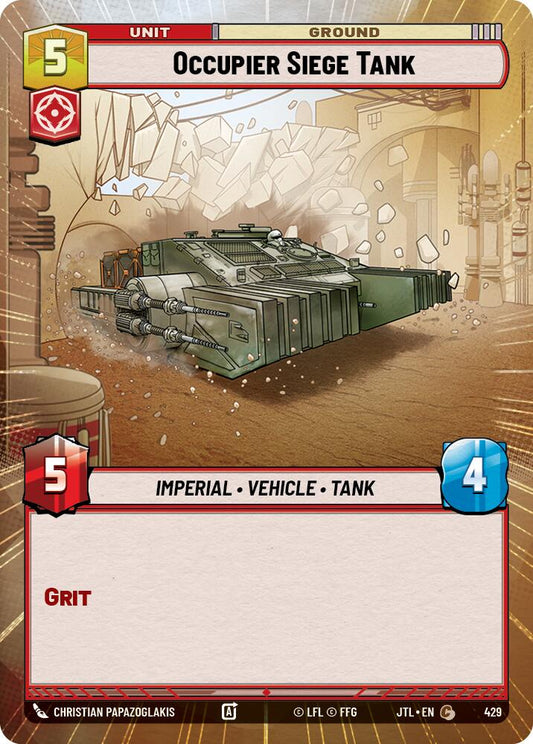 Occupier Siege Tank (Hyperspace) - 429 Near Mint_Non-Foil