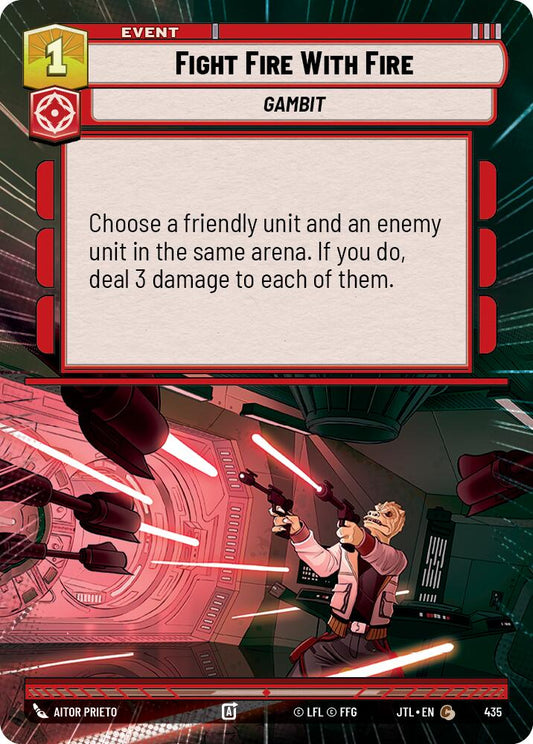 Fight Fire With Fire (Hyperspace) - 435 Near Mint_Non-Foil