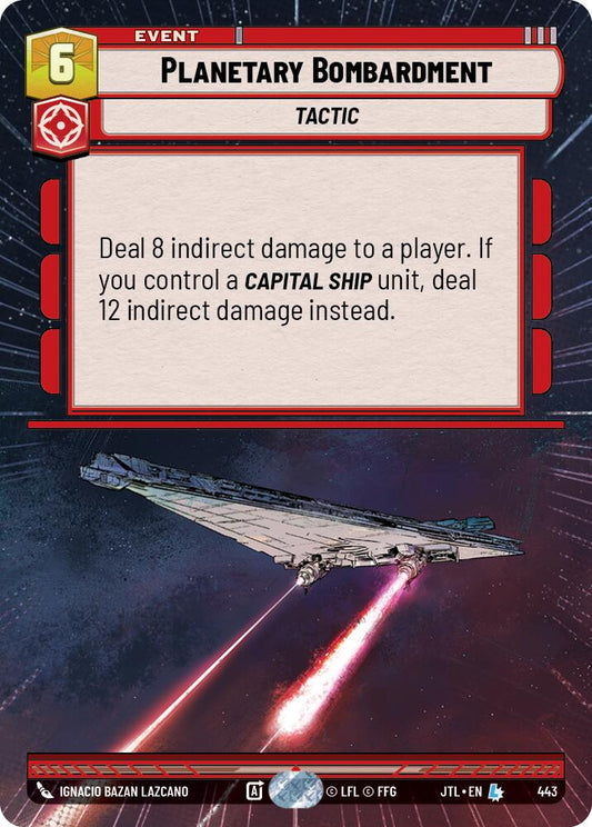 Planetary Bombardment (Hyperspace) - 443 Near Mint_Non-Foil