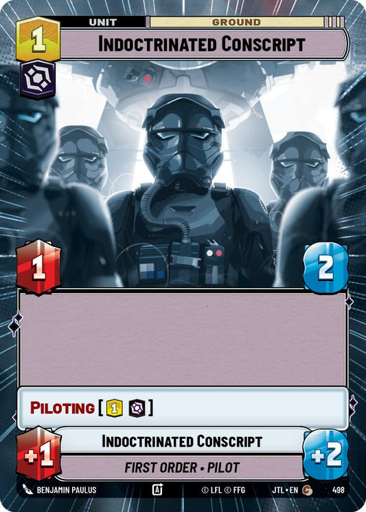 Indoctrinated Conscript (Hyperspace) - 498 Near Mint_Non-Foil