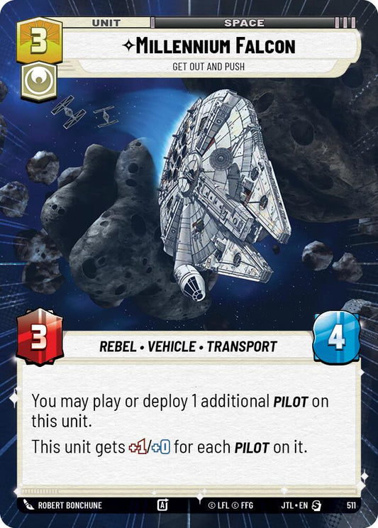 Millennium Falcon - Get Out And Push (Hyperspace) - 511 Near Mint_Non-Foil