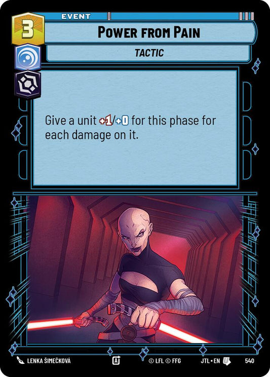 Power from Pain - 540 (Foil) Near Mint_Foil
