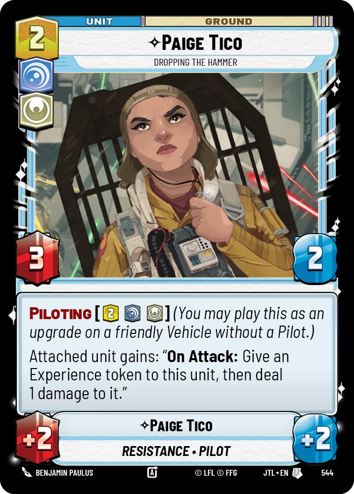 Paige Tico - Dropping the Hammer - 544 (Foil) Near Mint_Foil