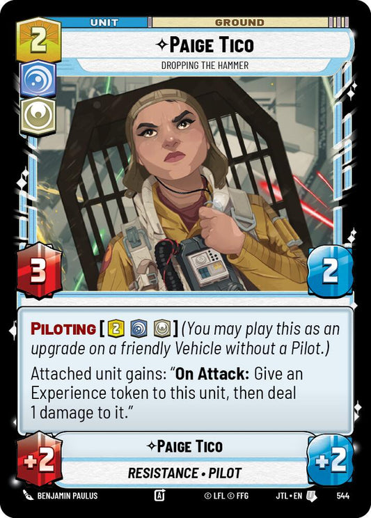 Paige Tico - Dropping the Hammer - 544 (Foil) Near Mint_Foil