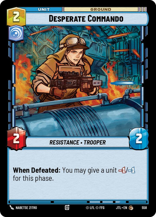 Desperate Commando - 558 (Foil) Near Mint_Foil