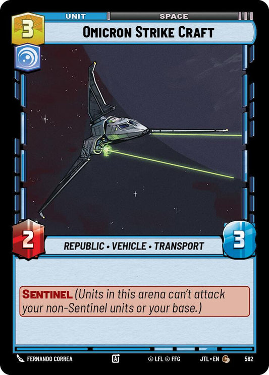 Omicron Strike Craft - 562 (Foil) Near Mint_Foil