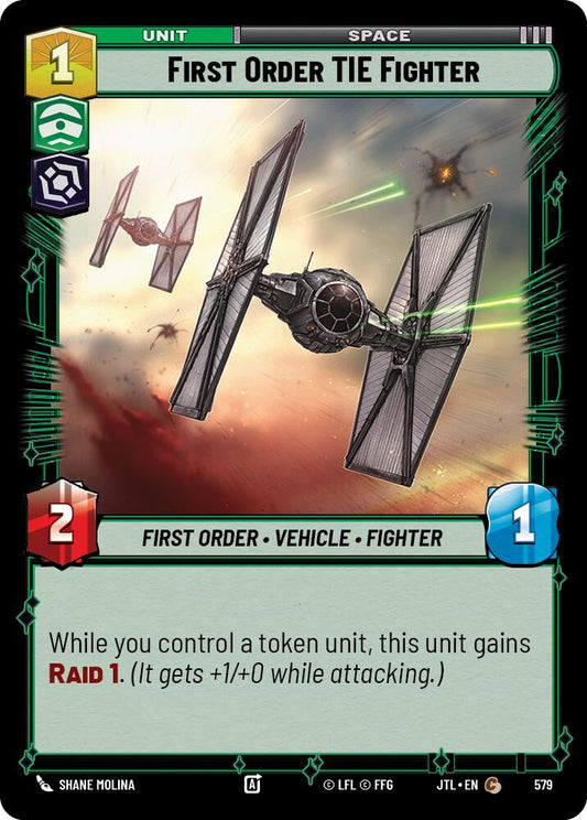 First Order TIE Fighter - 579 (Foil) Near Mint_Foil
