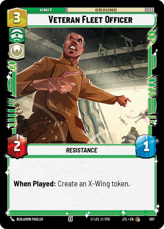 Veteran Fleet Officer - 597 (Foil) Near Mint_Foil
