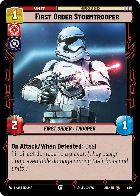 First Order Stormtrooper - 630 (Foil) Near Mint_Foil