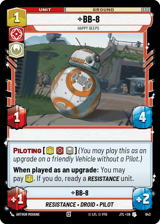 BB-8 - Happy Beeps - 643 (Foil) Near Mint_Foil
