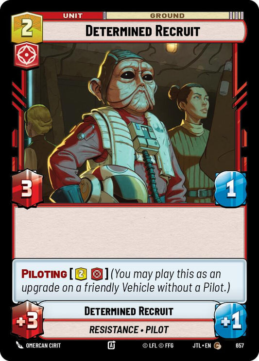 Determined Recruit - 657 (Foil) Near Mint_Foil