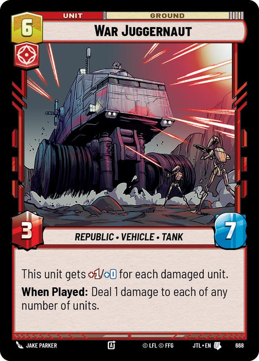 War Juggernaut - 668 (Foil) Near Mint_Foil