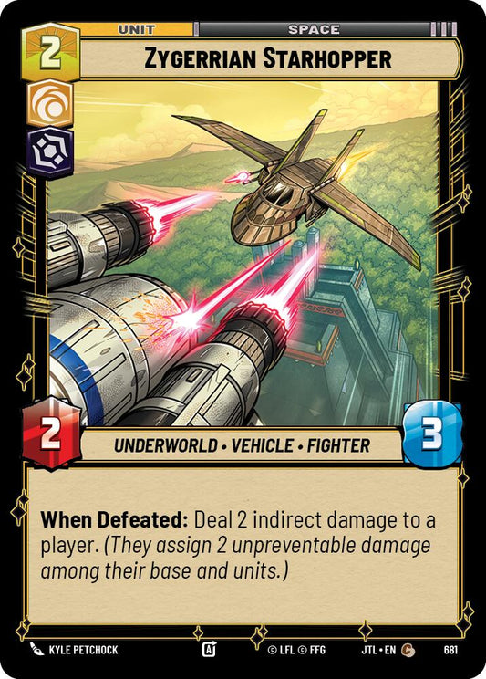 Zygerrian Starhopper - 681 (Foil) Near Mint_Foil