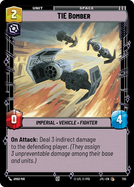 TIE Bomber - 735 (Foil) Near Mint_Foil