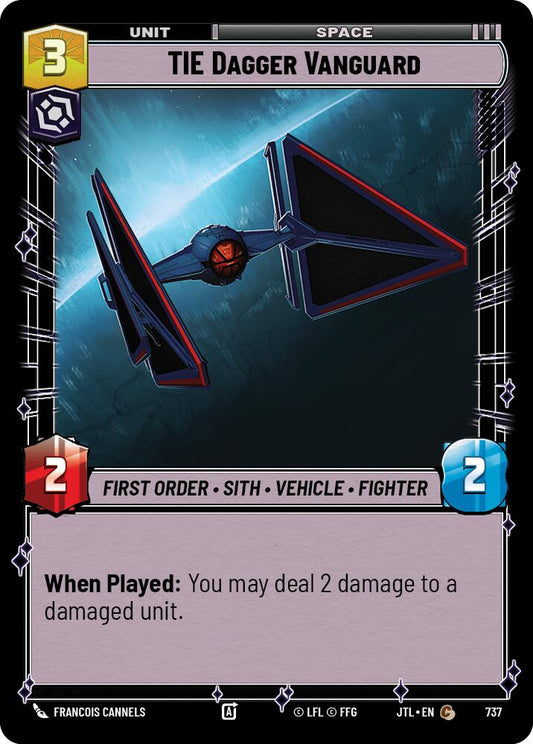 TIE Dagger Vanguard - 737 (Foil) Near Mint_Foil