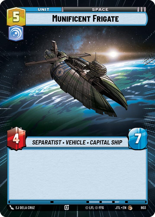 Munificent Frigate (Hyperspace) - 803 (Foil) Near Mint_Foil