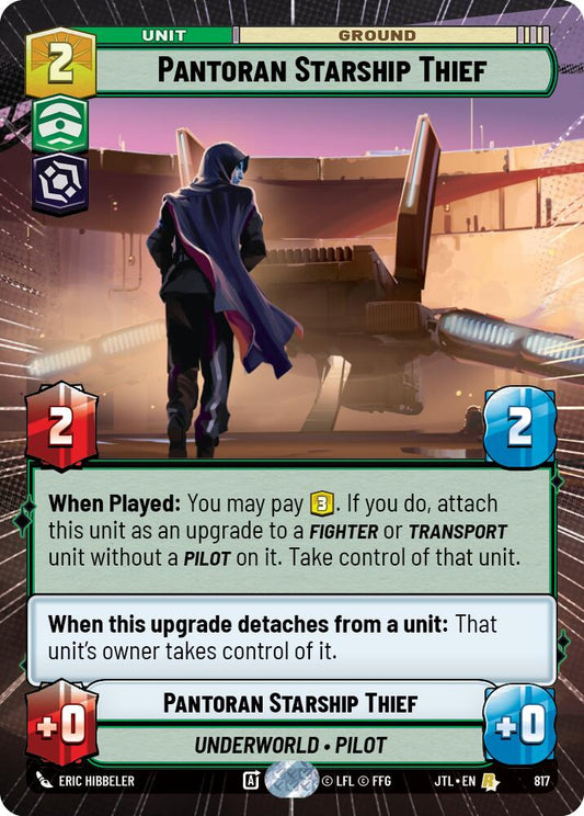 Pantoran Starship Thief (Hyperspace) - 817 (Foil) Near Mint_Foil