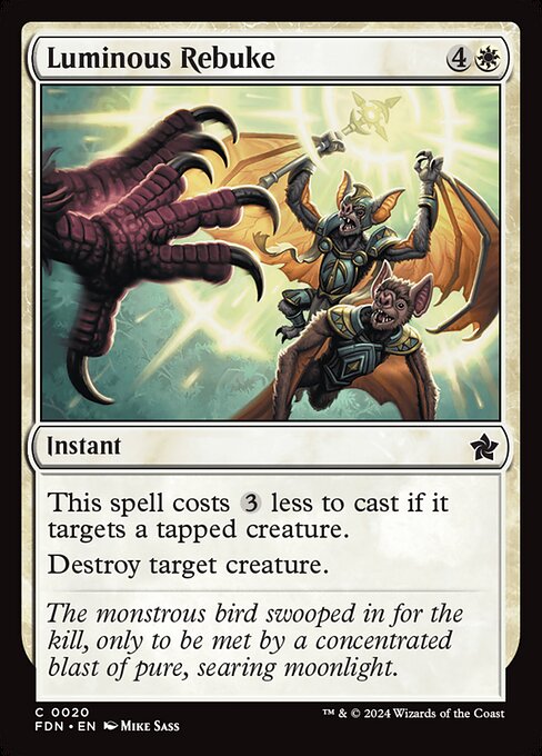 Luminous Rebuke (Non Foil) near_mint
