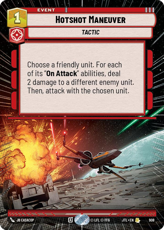 Hotshot Maneuver (Hyperspace) - 908 (Foil) Near Mint_Foil