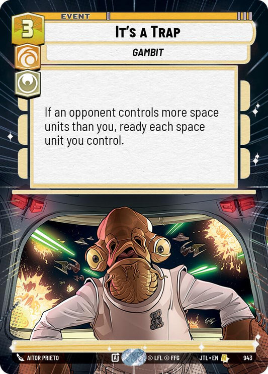 It's a Trap (Hyperspace) - 943 (Foil) Near Mint_Foil