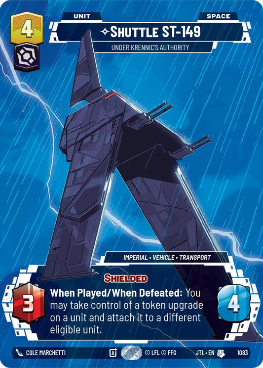 Shuttle ST-149 - Under Krennic's Authority (Prestige Foil) - 1083 Near Mint_Foil