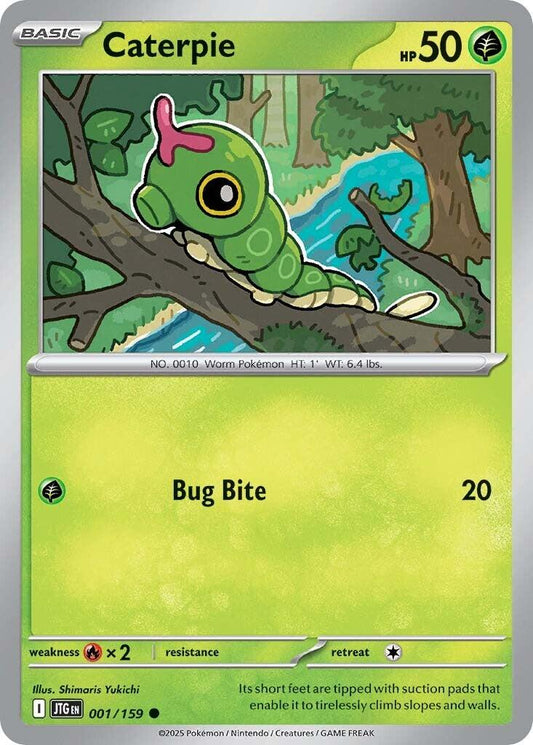 Caterpie - 001 (Normal) Near Mint_Non-Foil