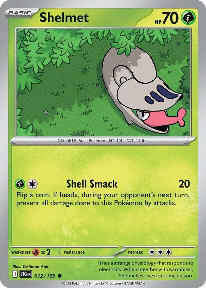 Shelmet - 012/159 (Normal) Near Mint_Non-Foil