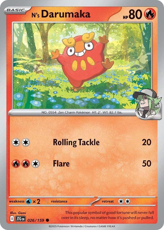 N's Darumaka - 026 (Normal) Near Mint_Non-Foil