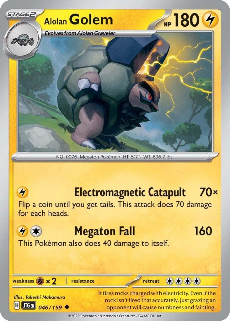 Alolan Golem - 046 (Normal) Near Mint_Non-Foil