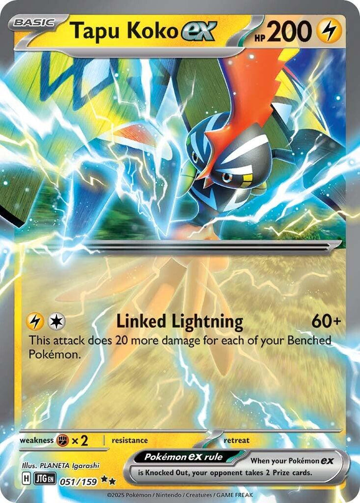 Tapu Koko ex - 051/159 (Holo)